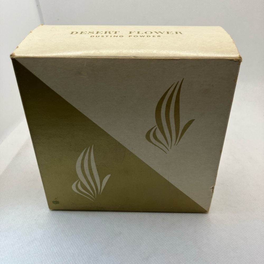 Vintage DESERT FLOWER Dusting Powder 7 Oz NIB